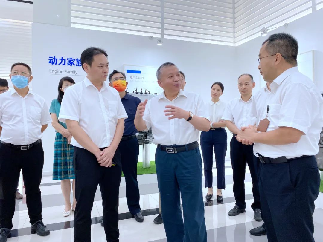 Zhang Kejian, Vice Minister of the Ministry of Industry and Information Technology, visited Yuchai for research
